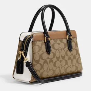 Coach satchel cross body bag